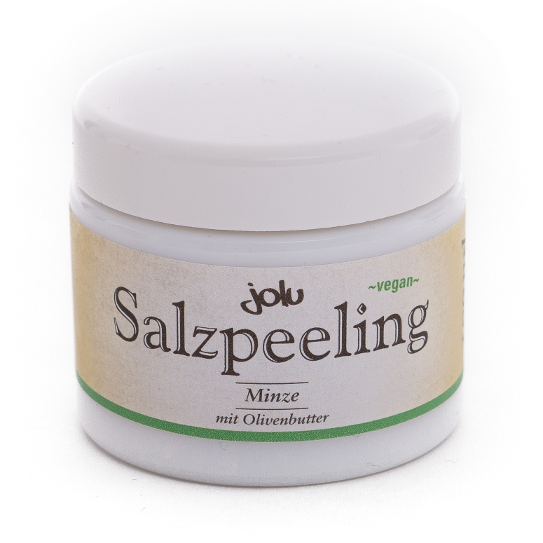 Salzpeeling Minze, 100 ml, 1 Glas