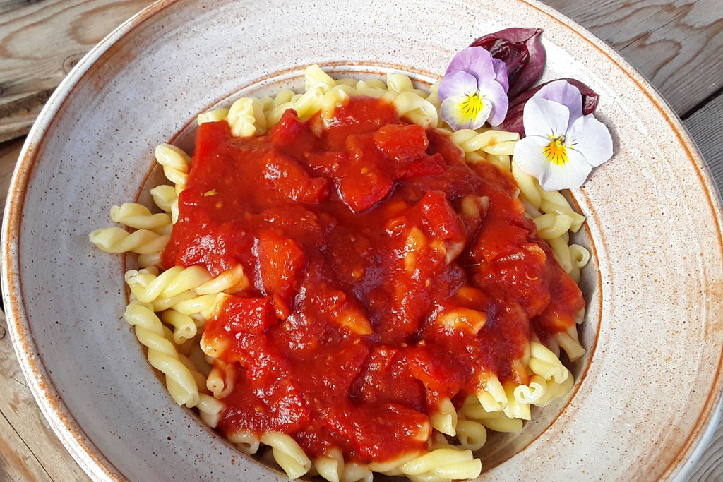 Pastasoße Tomate Basilikum mit Honig 380g Glas