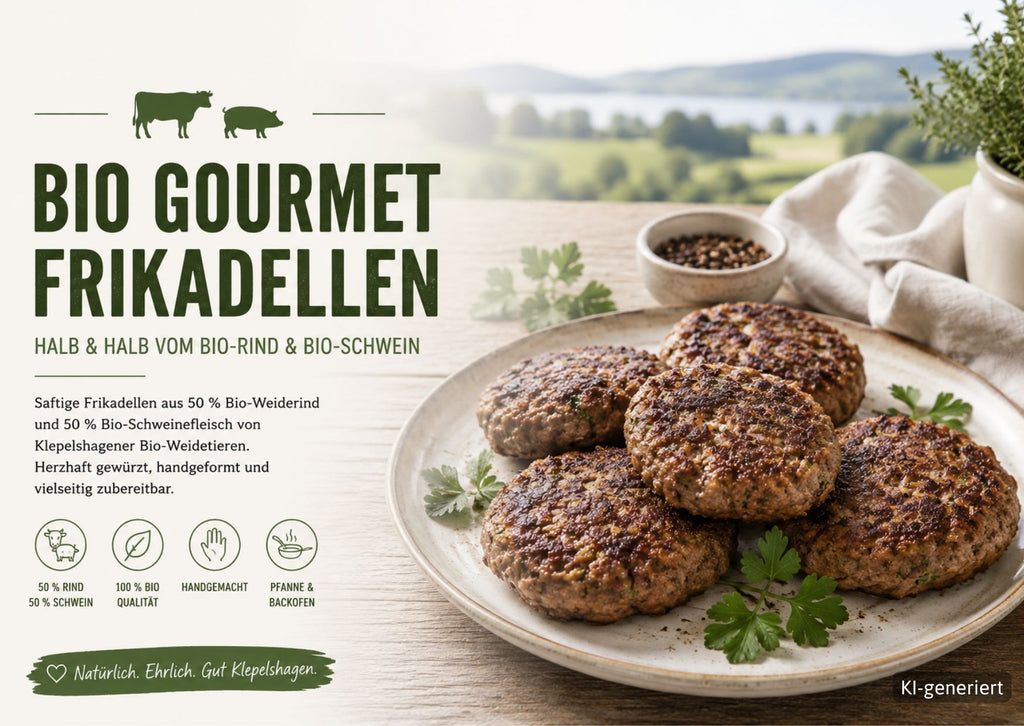 Bio Gourmet Frikadellen halb & halb