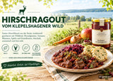 Hirschragout vom Klepelshagener Wild