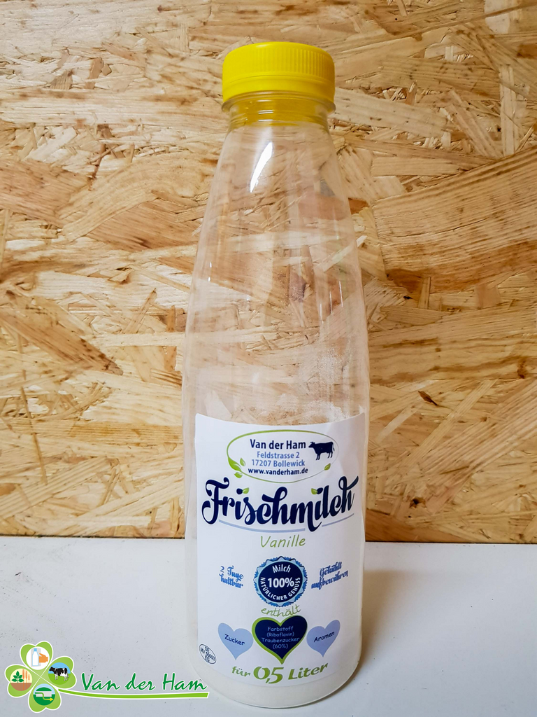 Vanillepulver Flasche für 0,5 Liter Frischmilch