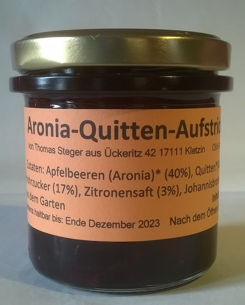 Aronia Quitten Aufstrich 170g  - 6 Gläser