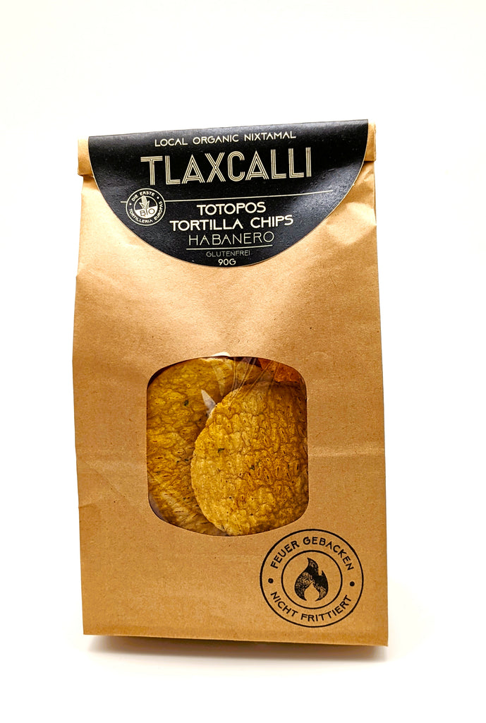 Totopos Tortilla Chips Habanero 90g